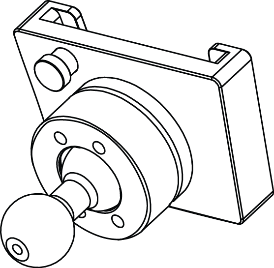 Wheelchair Mounting Device Holder